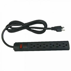 Power Strip - 6 outlet 15 Amps with 12 ft. 14 gauge cord