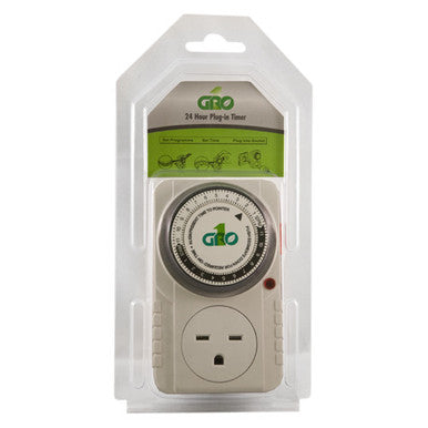 Grow1 Single Outlet Mechanical Timer - 240V