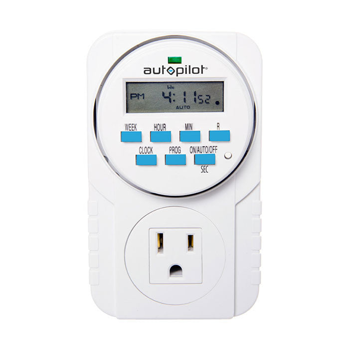 Autopilot 7-Day Grounded Digital Programmable Timer - TM01715